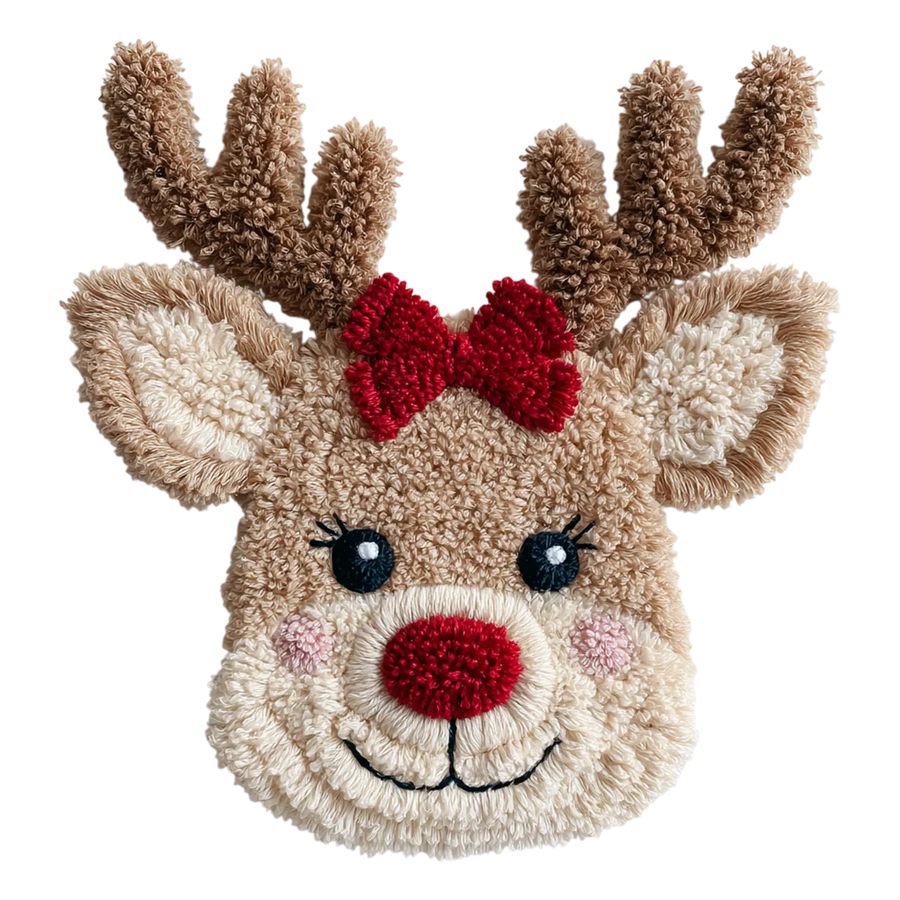 Cute Reindeer DTF Transfer Ready to Press