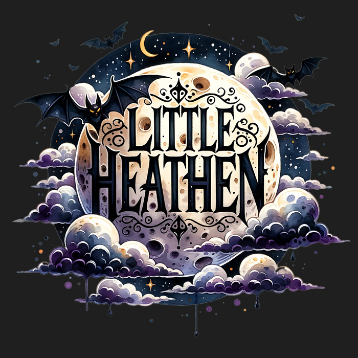 Halloween Little Heathen DTF Transfer Ready to Press