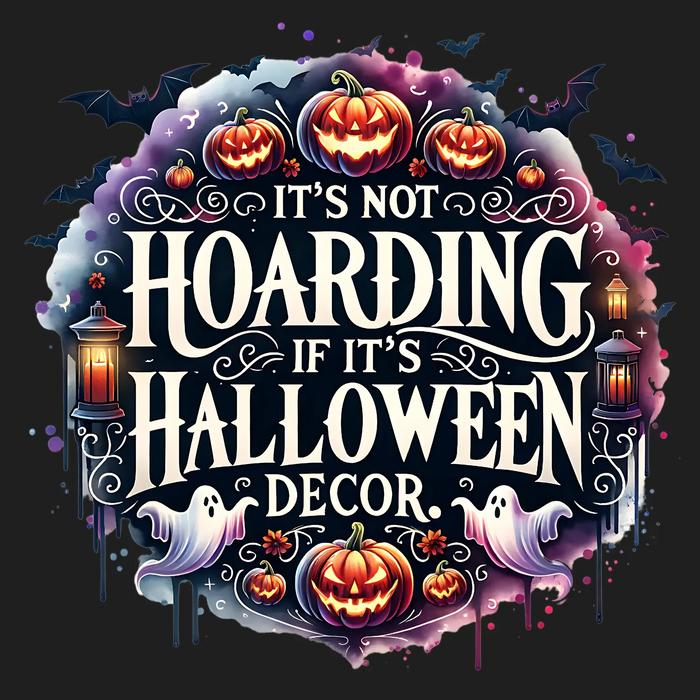 Halloween DTF Transfer Bügelfertig: Kein Horten, wenn es…