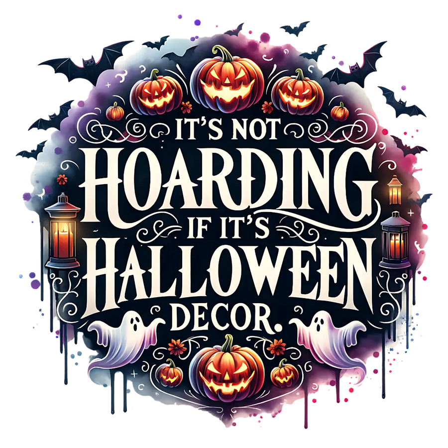 Halloween DTF Transfer Bügelfertig: Kein Horten, wenn es…