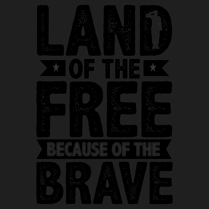 Patriotic DTF Transfer Ready to Press 'Land of the Free'