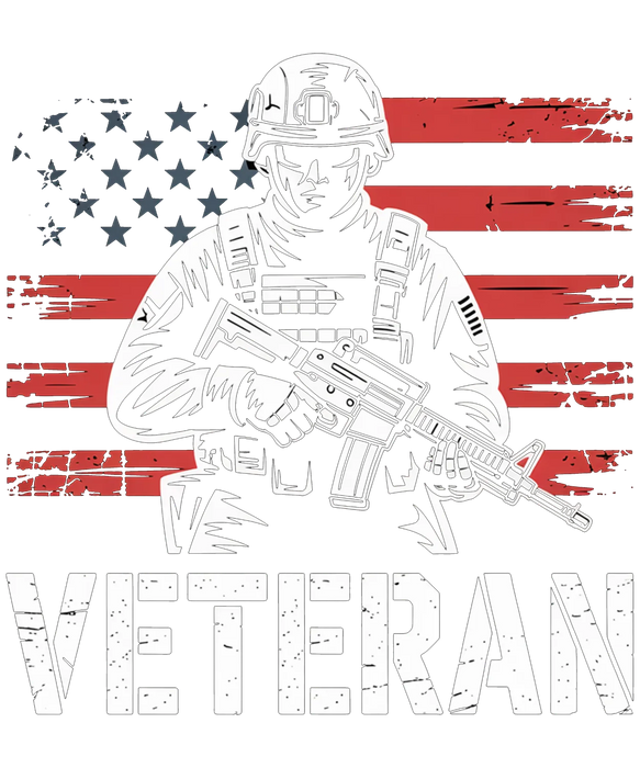 Veteran Pride DTF Transfer Ready to Press