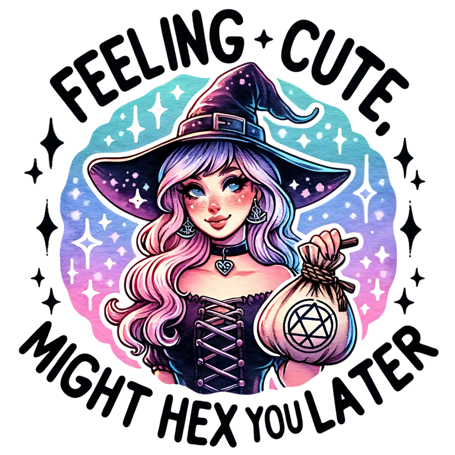 Witchy Magic DTF Transfer Ready to Press