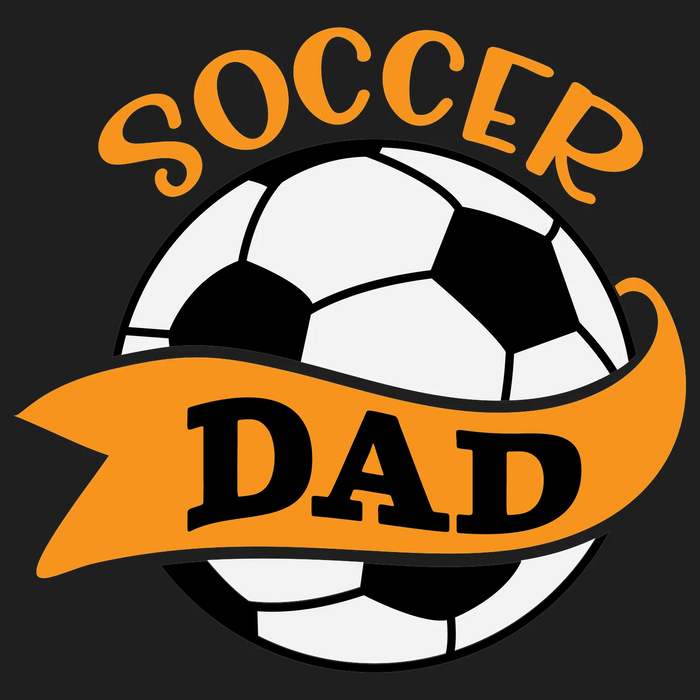 Soccer Dad DTF Transfer Ready to Press
