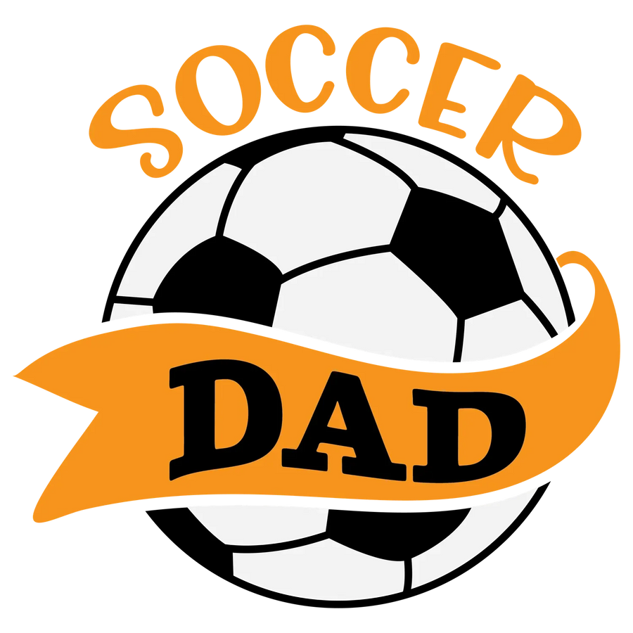 Soccer Dad DTF Transfer Ready to Press