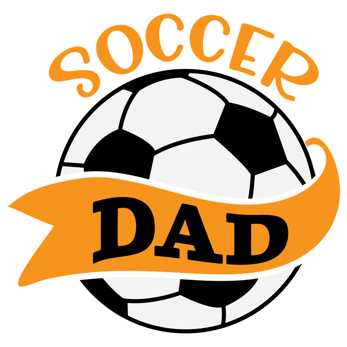 Soccer Dad DTF Transfer Ready to Press