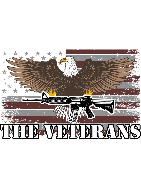 Veterans Eagle DTF Transfer Ready to Press