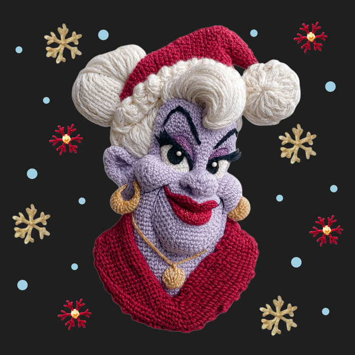 Christmas Villain DTF Transfer Ready to Press