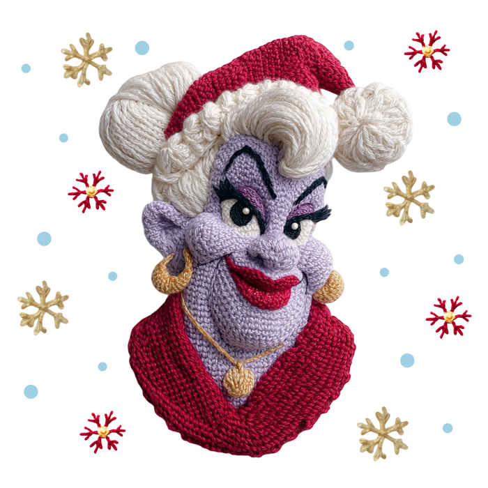 Christmas Villain DTF Transfer Ready to Press