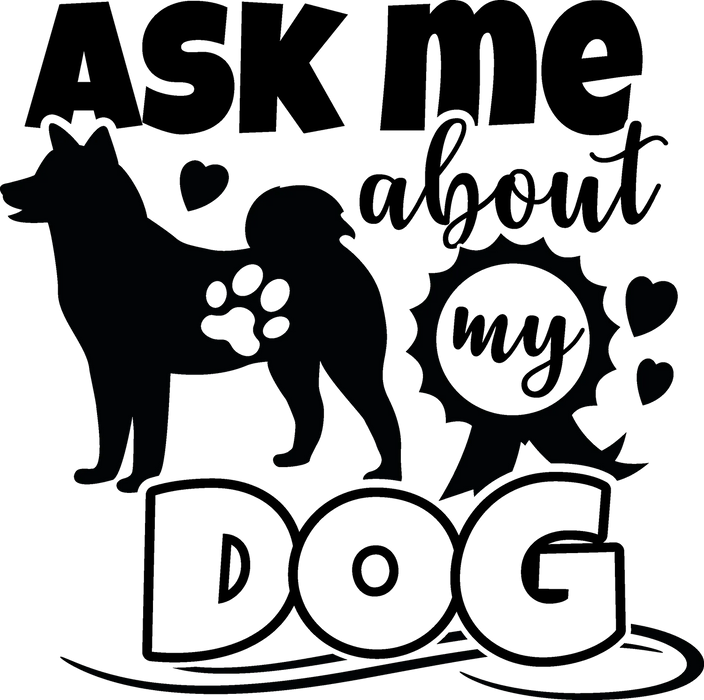 Dog Lover Paw Print DTF Transfer Ready to Press