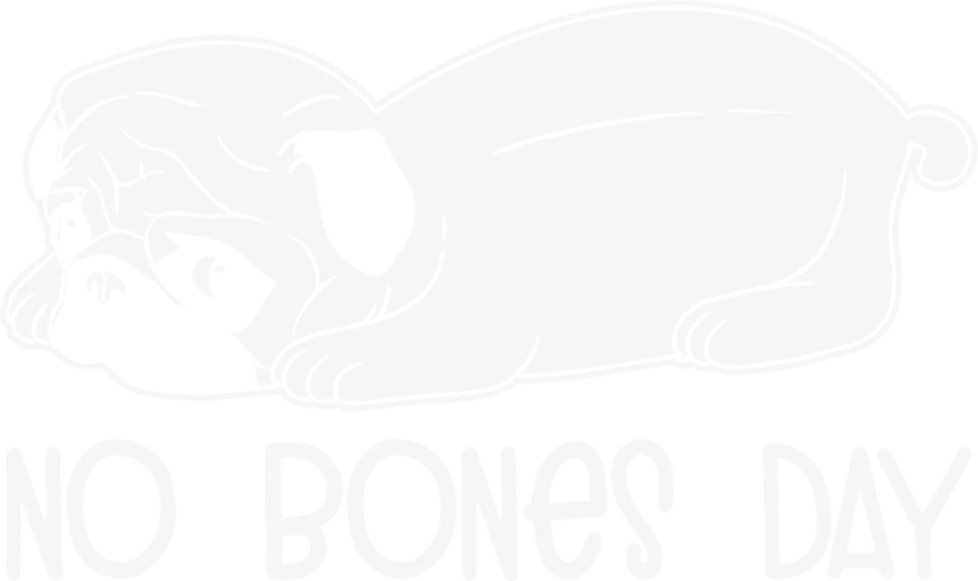 No Bones Day DTF Transfer Bügelbereit