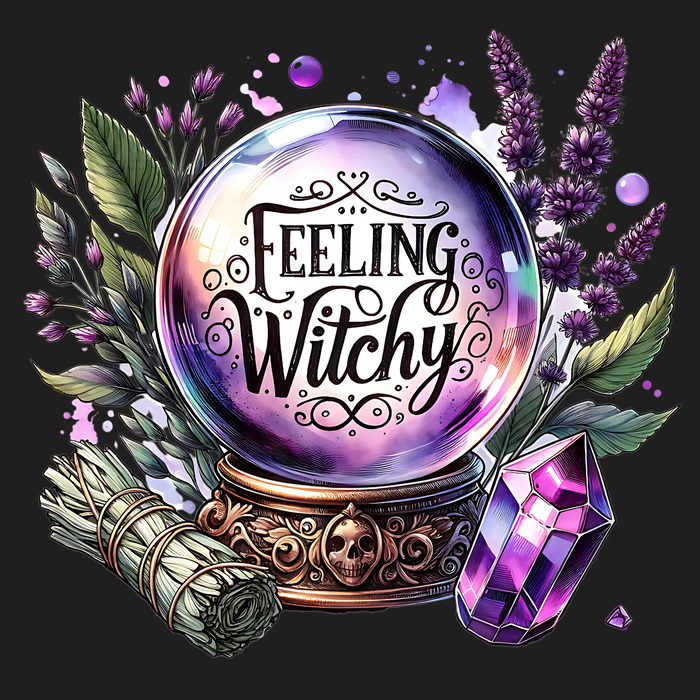 Witchy Vibes DTF Transfer Ready to Press