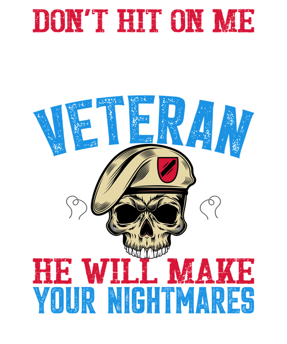 Veteran Skull DTF Transfer Ready to Press