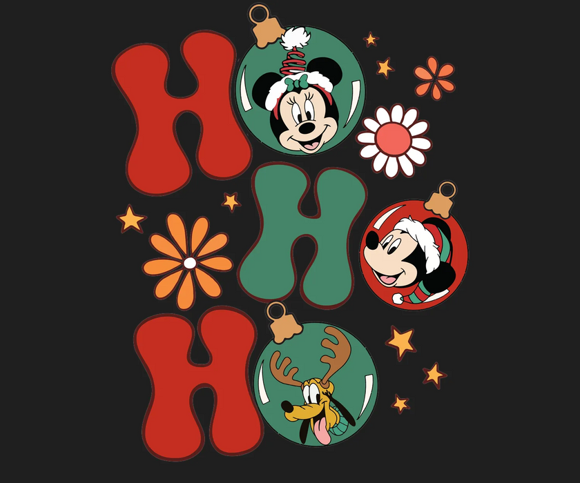 Holiday Cheer DTF Transfer Ready to Press