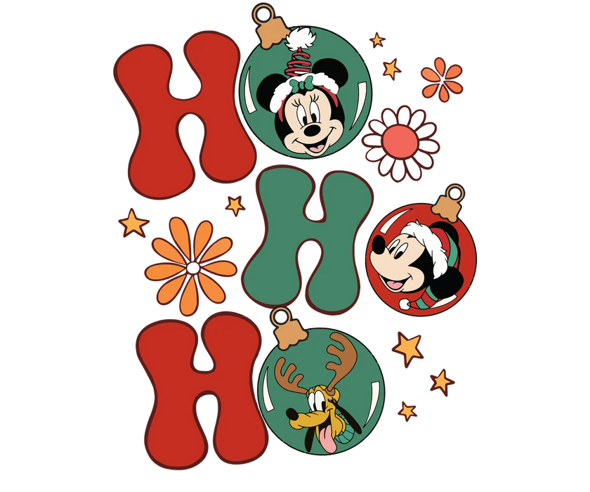 Holiday Cheer DTF Transfer Ready to Press