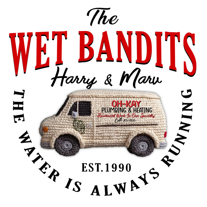 Wet Bandits DTF Transfer Ready to Press