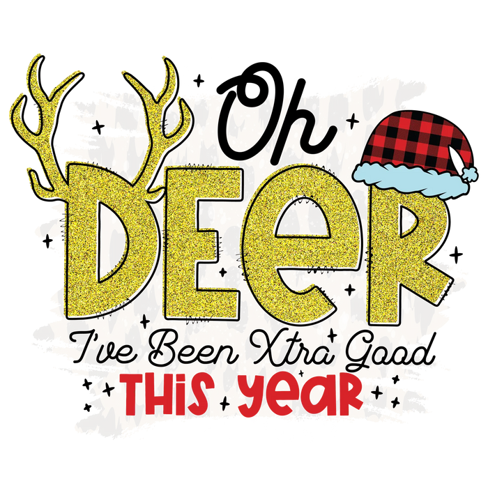 Holiday Cheer DTF Transfer Ready to Press