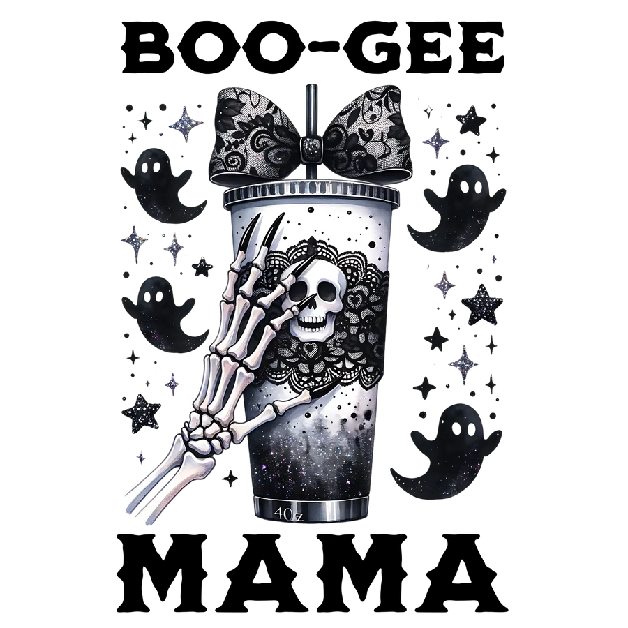 Gothic Skull DTF Transfer Ready to Press
