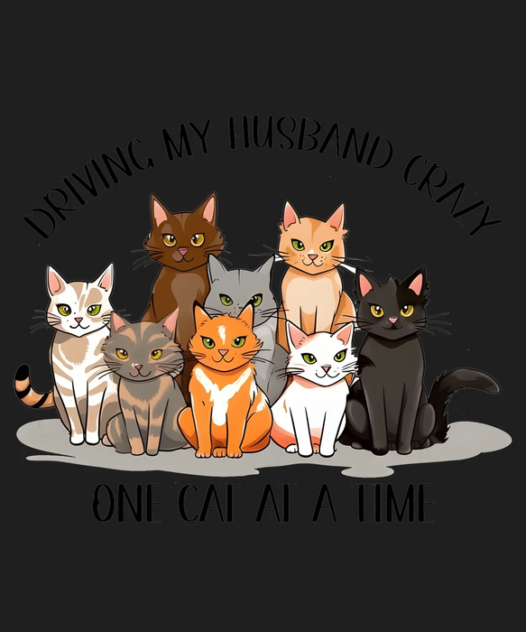 Cat Lovers DTF Transfer Ready to Press