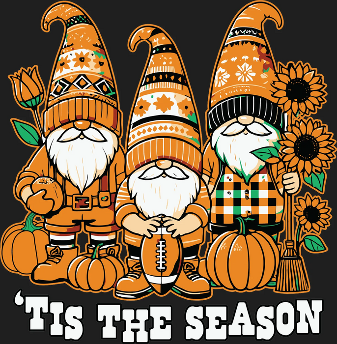 Autumn Gnome DTF Transfer Ready to Press: 'Tis The Season