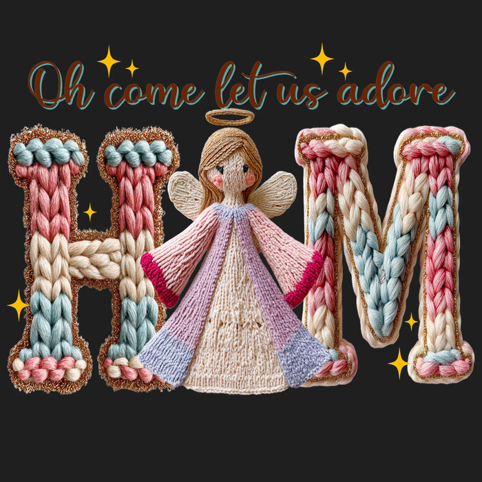 Christmas Angel DTF Transfer Ready to Press