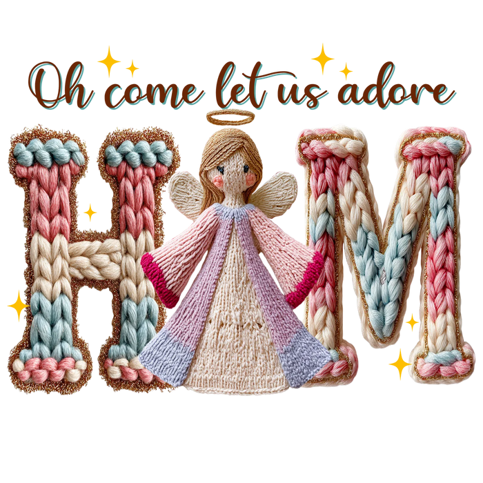 Christmas Angel DTF Transfer Ready to Press