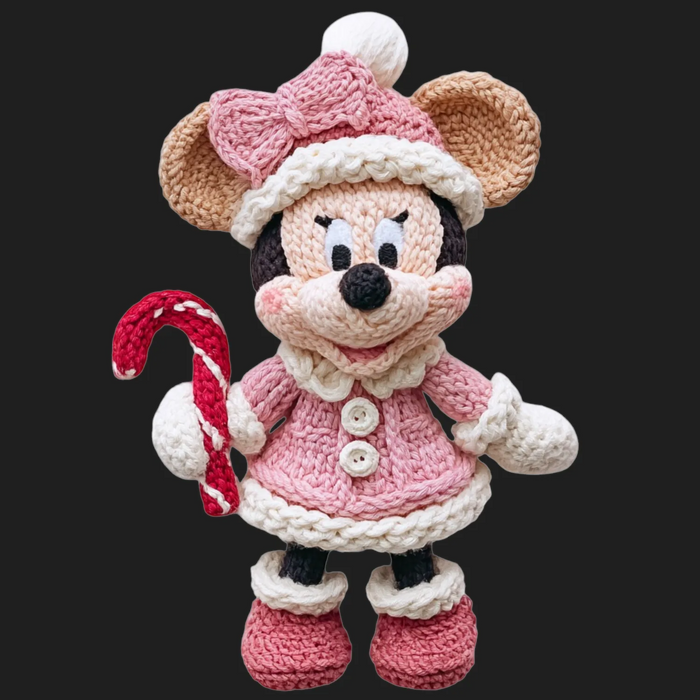 Holiday Minnie DTF Transfer Ready to Press