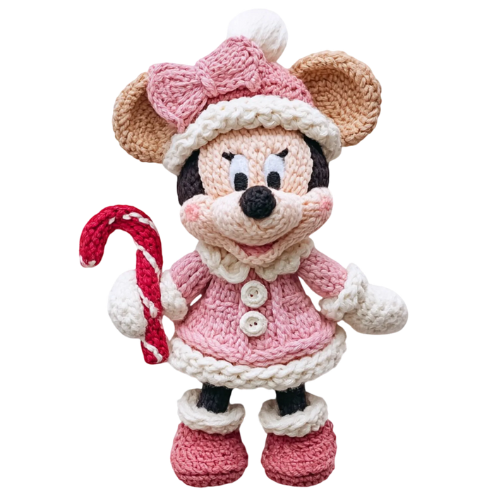 Holiday Minnie DTF Transfer Ready to Press