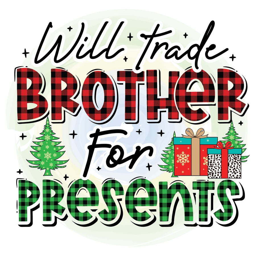 Holiday Brother for Presents DTF Transfer
