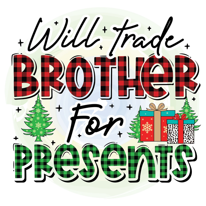 Holiday Brother for Presents DTF Transfer