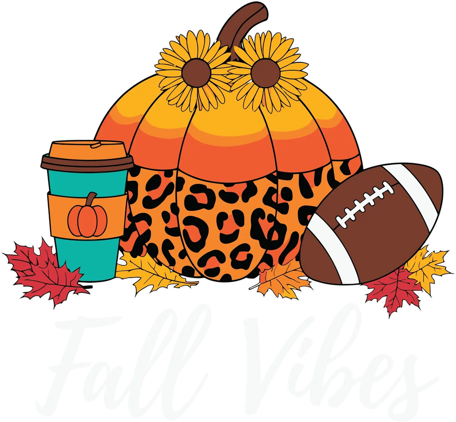 Fall Vibes DTF Transfer Ready to Press