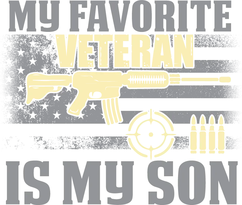 Veteran Gun DTF Transfer Ready to Press