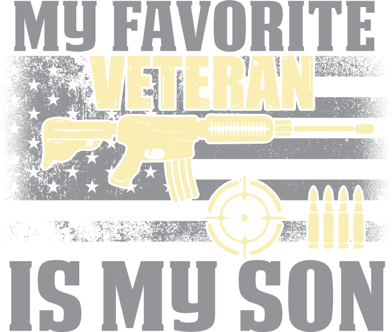 Veteran Gun DTF Transfer Ready to Press