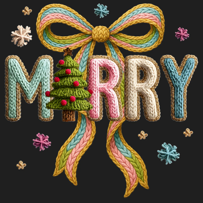 Holiday Cheer DTF Transfer Ready to Press