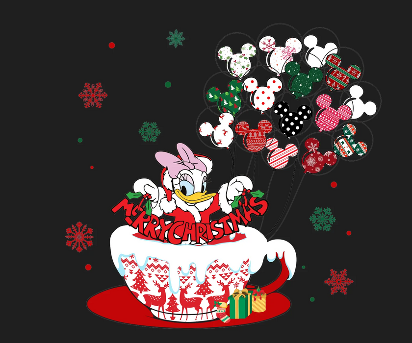 Merry Christmas DTF Transfer Ready to Press