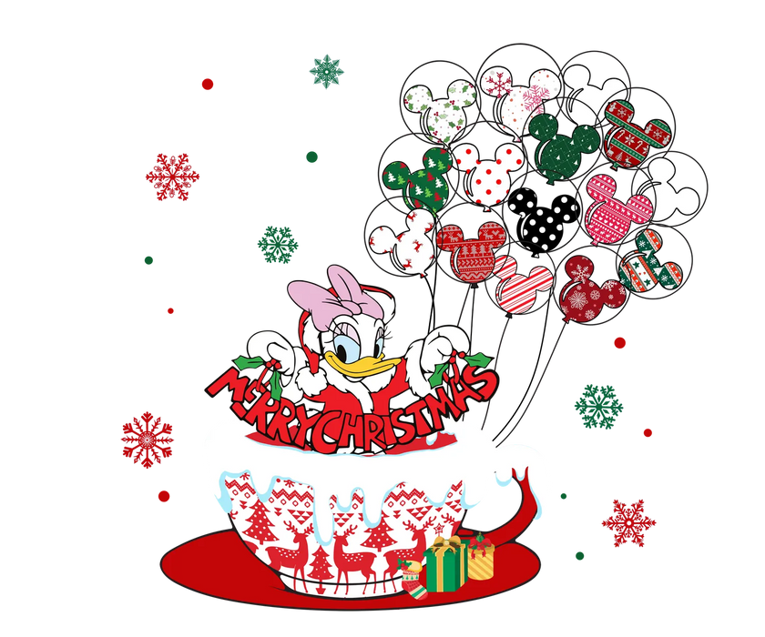 Merry Christmas DTF Transfer Ready to Press
