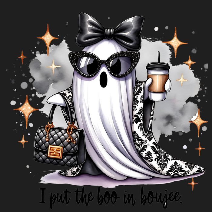 Halloween Ghost DTF Transfer Ready to Press