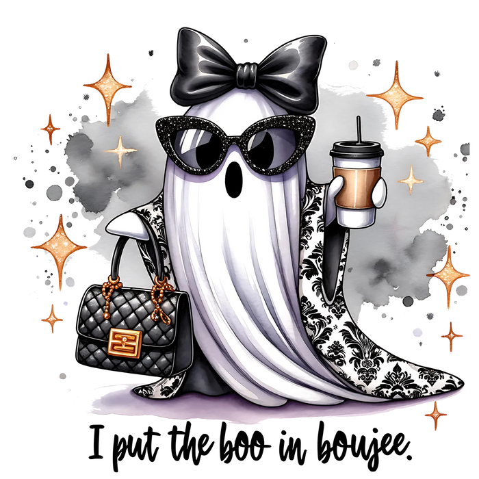 Halloween Ghost DTF Transfer Ready to Press