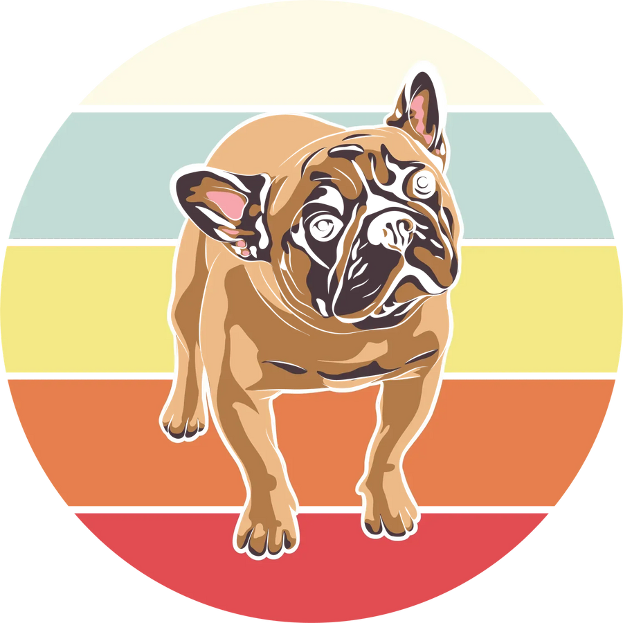 Bulldog Love DTF Transfer Ready to Press