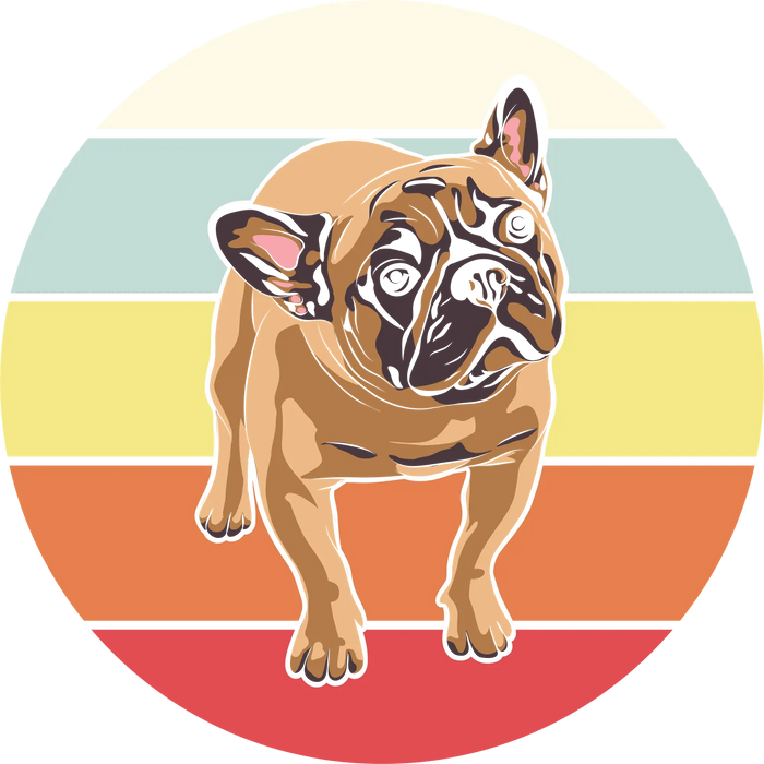 Bulldog Love DTF Transfer Ready to Press