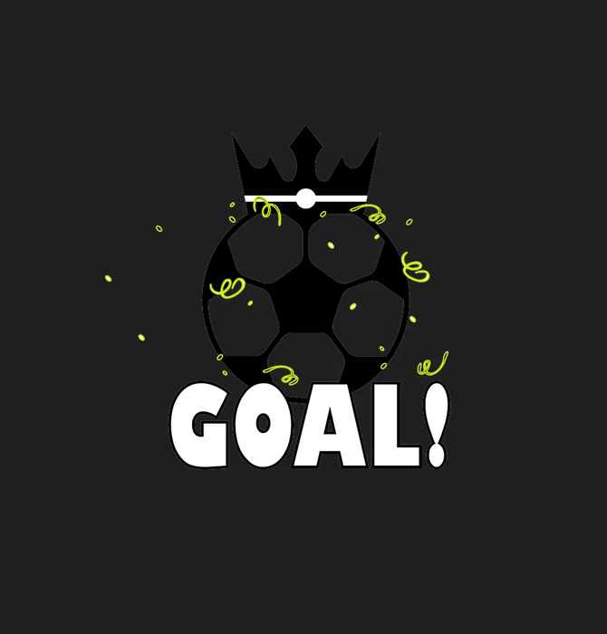 Soccer Goal DTF Transfer Ready to Press