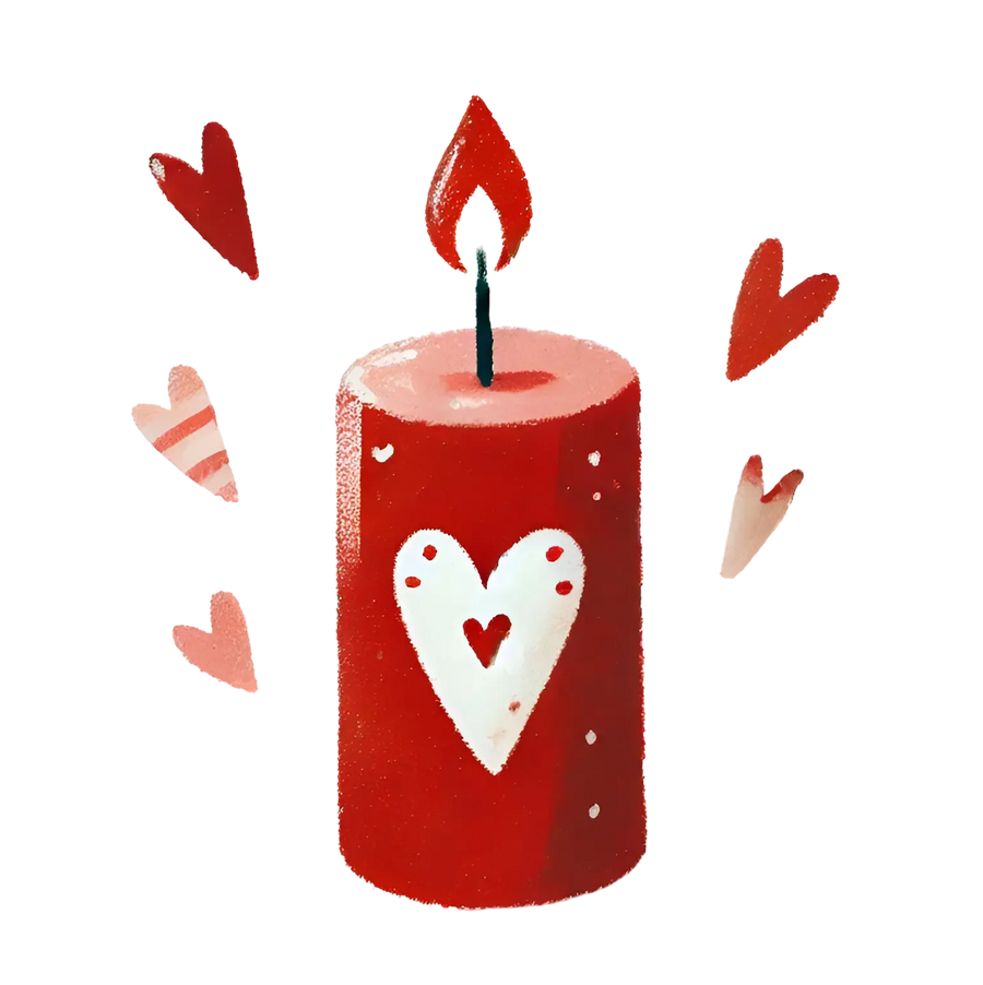 Valentine's Day Candle Design | DTF Center