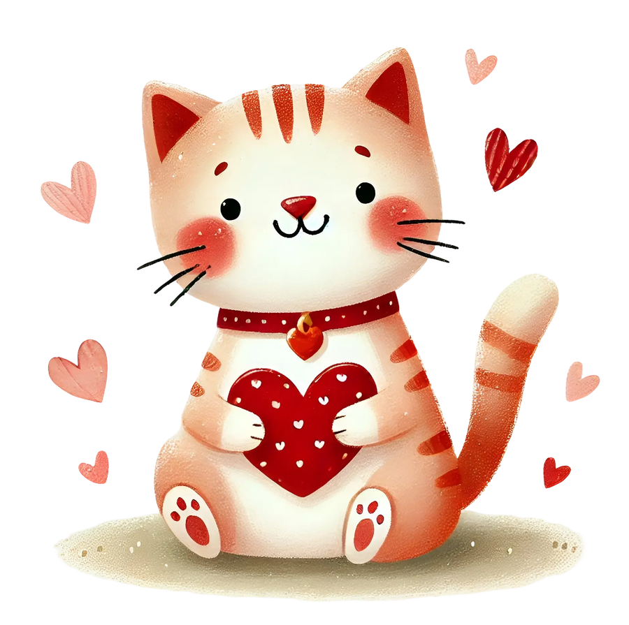 Valentine's Day Cat Mom Design | DTF Center