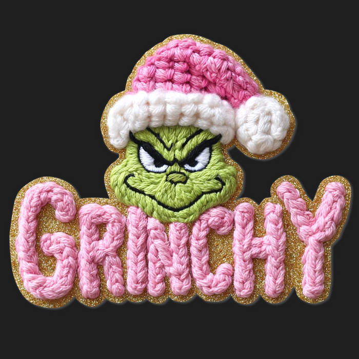 Grinch Christmas DTF Transfer Ready to Press