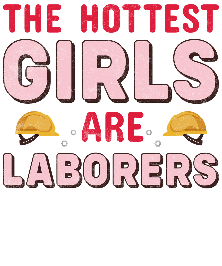 Girls Laborers DTF Apparel Print