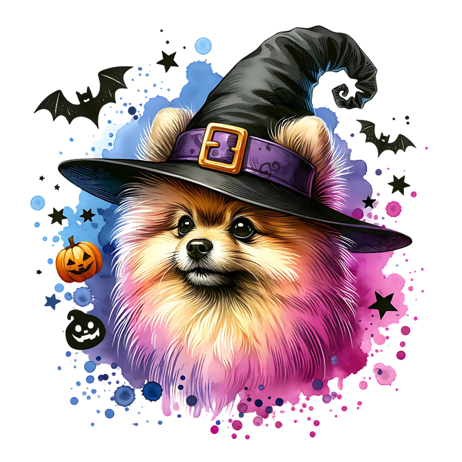 Halloween Puppy DTF Transfer Ready to Press