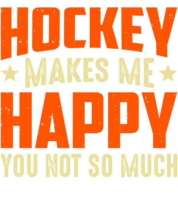 Hockey Happy DTF Ready to Press