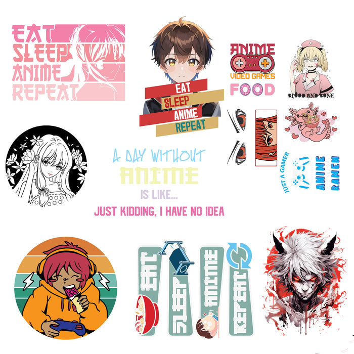 Anime & Otaku DTF Transfer Bundle - Ready to Press