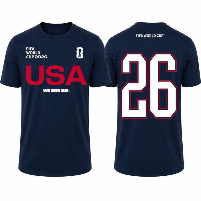 FIFA World Cup 2026 USA Shirt – Official "We Are 26" Team USA T-Shirt