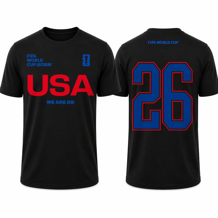 FIFA World Cup 2026 USA Shirt – Official "We Are 26" Team USA T-Shirt